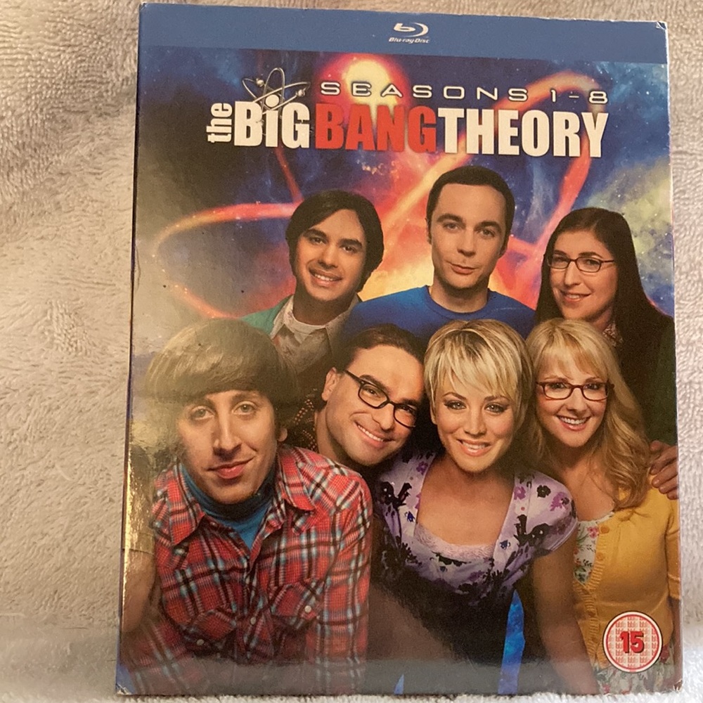 The Big Bang Theory Seasons 1-8 2015 Blu-Ray Disc Set unopened